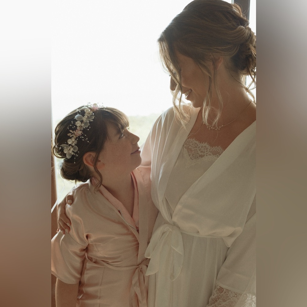 Bridal Satin Robe - Picture 3 of 3